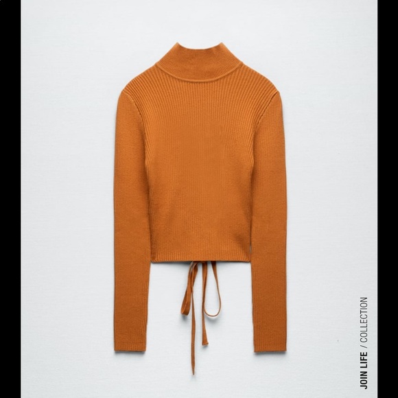 NWT! Zara open back knit sweater - Picture 2 of 9